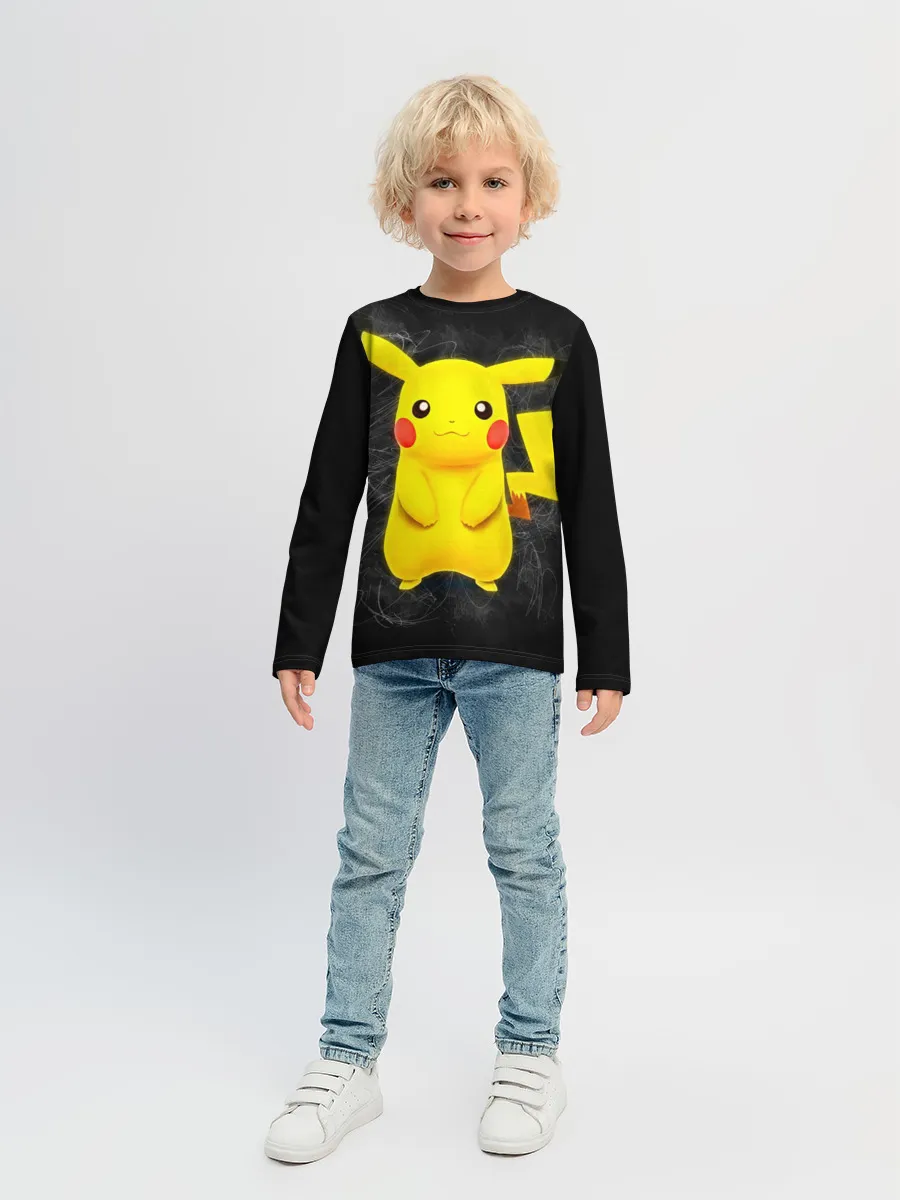 Детский лонгслив / Покемон Пикачу