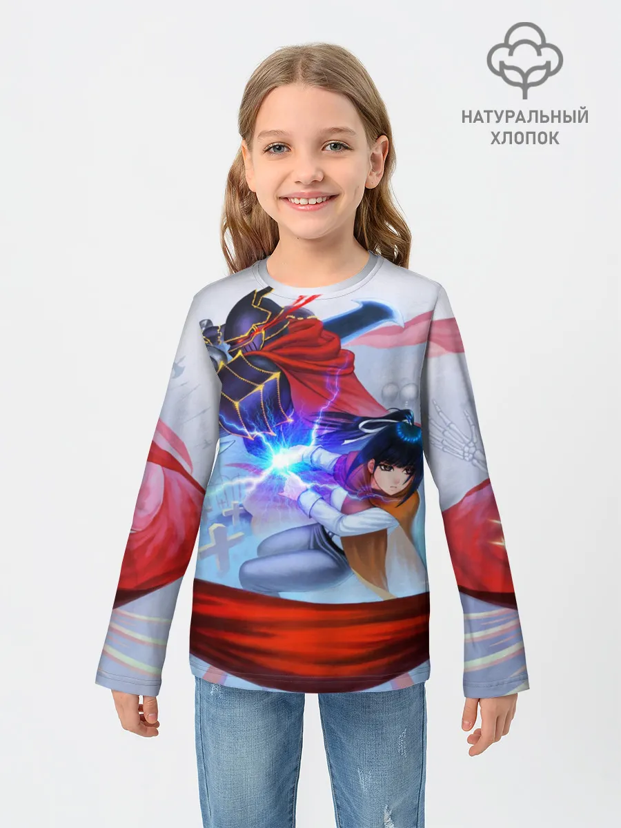 Детский лонгслив / Narberal и Ainz Ooal Gown