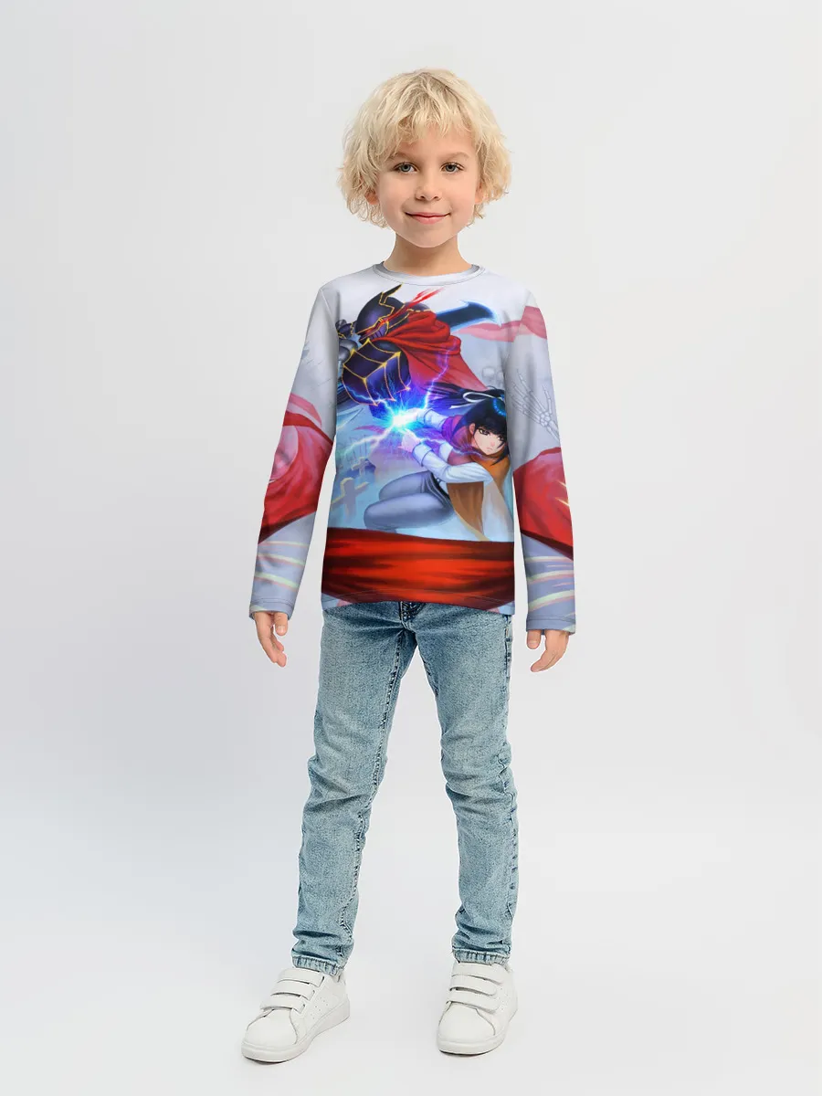 Детский лонгслив / Narberal и Ainz Ooal Gown