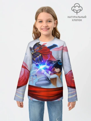 Детский лонгслив / Narberal и Ainz Ooal Gown