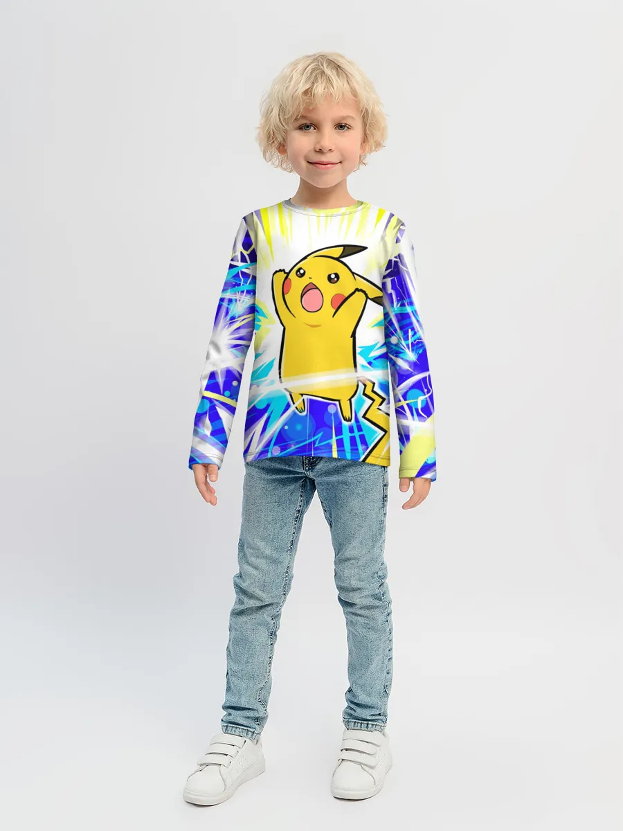 Детский лонгслив / Пикачу