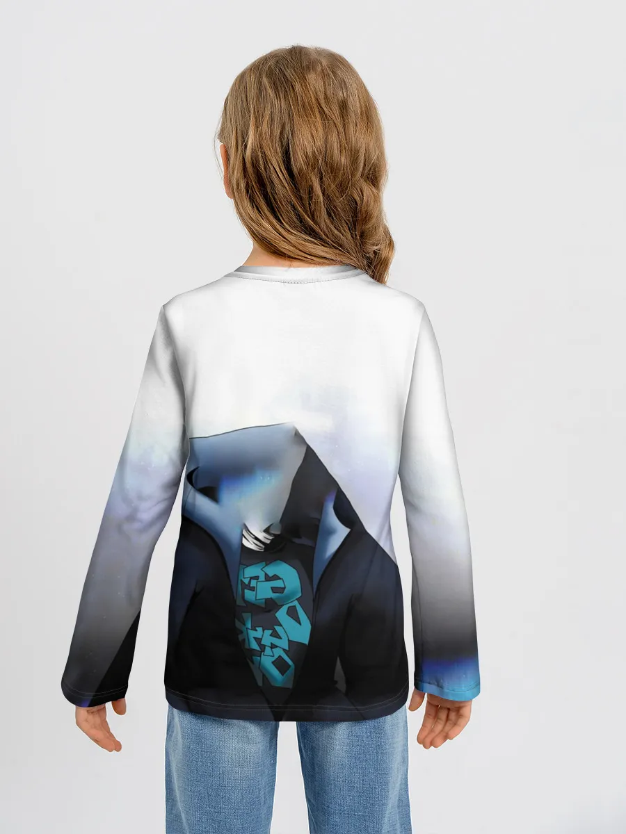 Детский лонгслив / Скелет