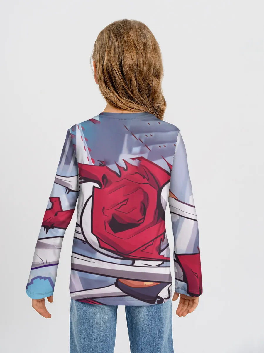 Детский лонгслив / Скелет