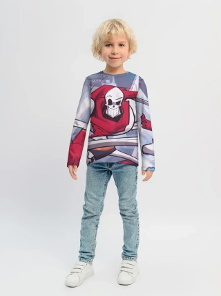Детский лонгслив / Скелет