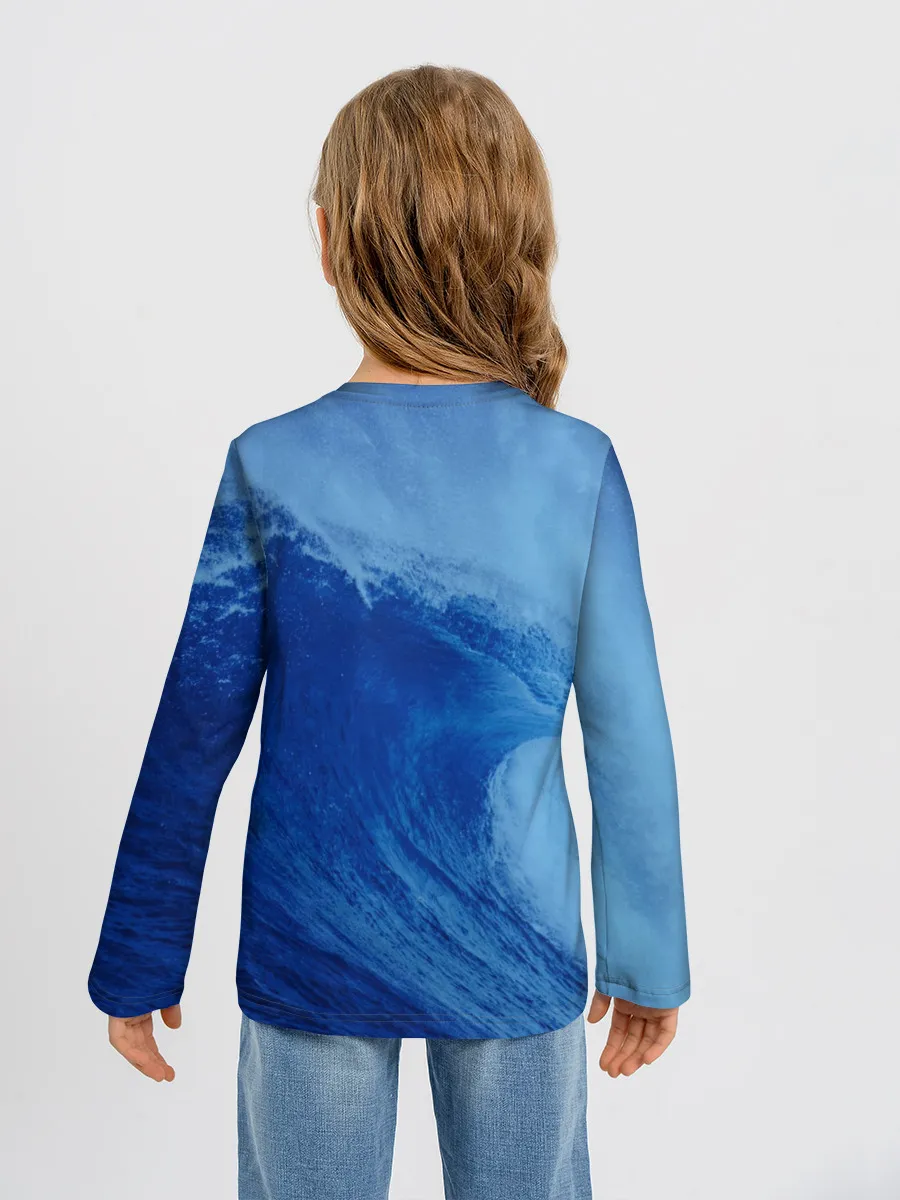 Детский лонгслив / Вода: кислород. Парные футболки