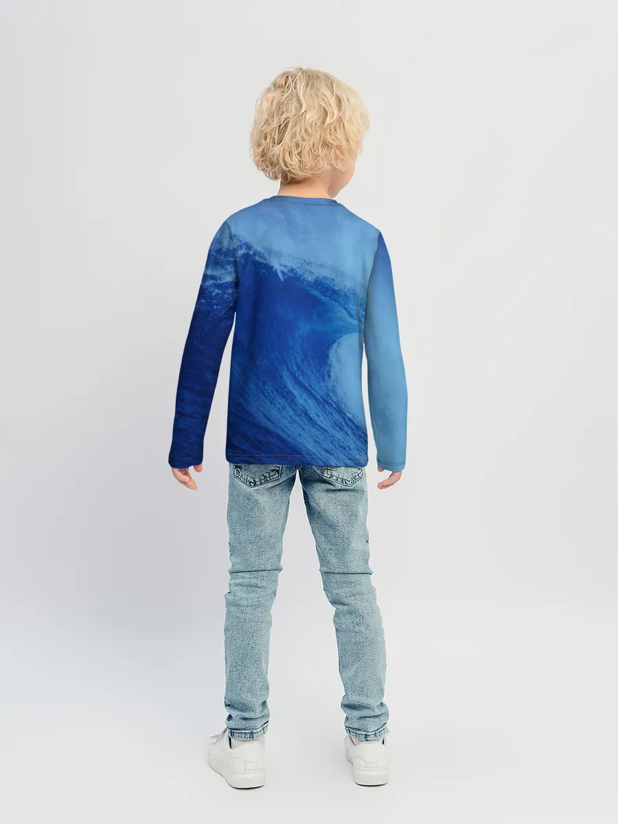 Детский лонгслив / Вода: кислород. Парные футболки