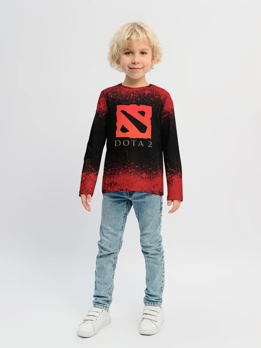 Детский лонгслив / Кровавая Дота 2