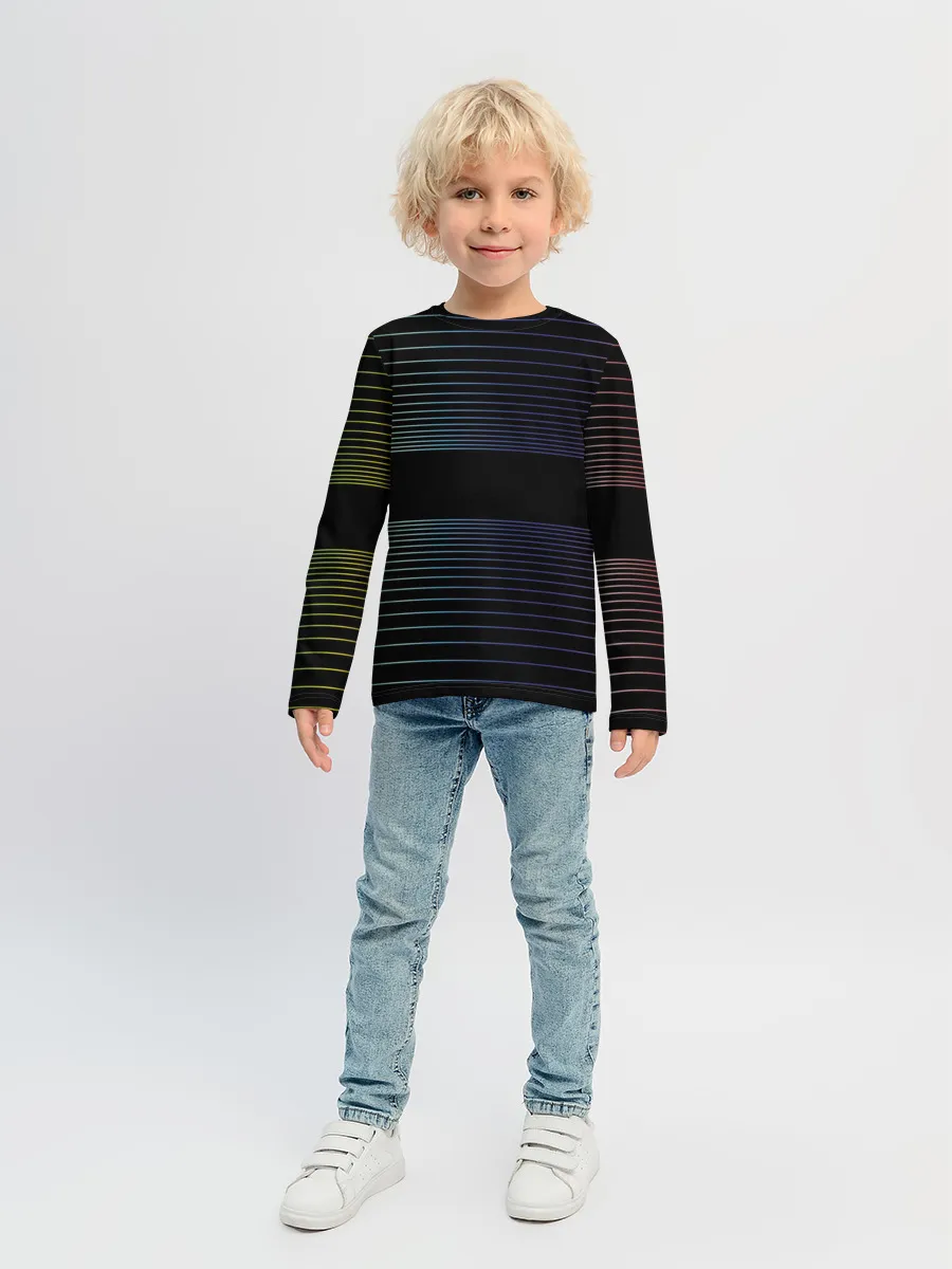 Детский лонгслив / Полоски