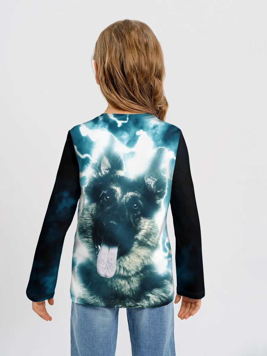 Детский лонгслив / Немецкая овчарка