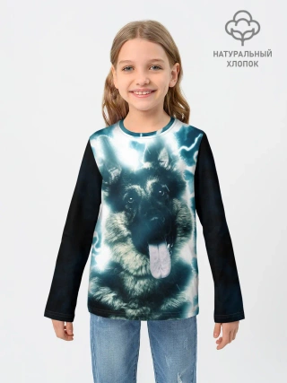 Детский лонгслив / Немецкая овчарка