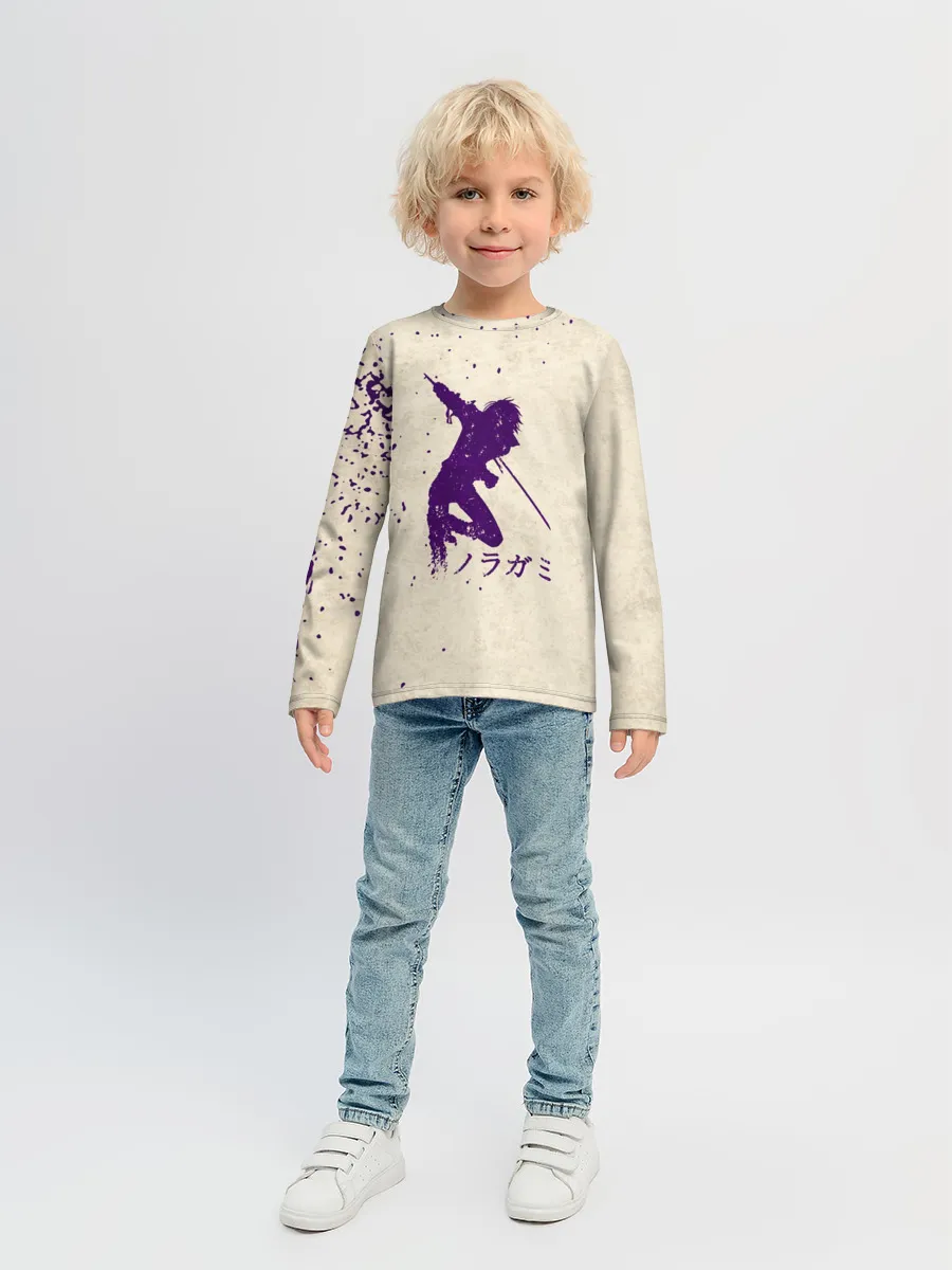 Детский лонгслив / Силуэт БЕЗДОМНОГО БОГА