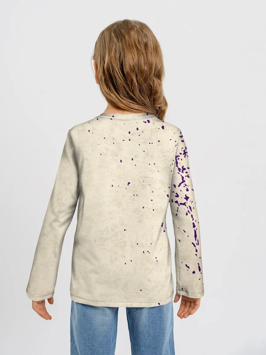 Детский лонгслив / Силуэт БЕЗДОМНОГО БОГА