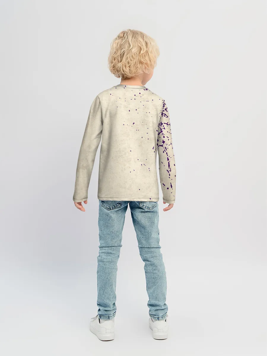 Детский лонгслив / Силуэт БЕЗДОМНОГО БОГА