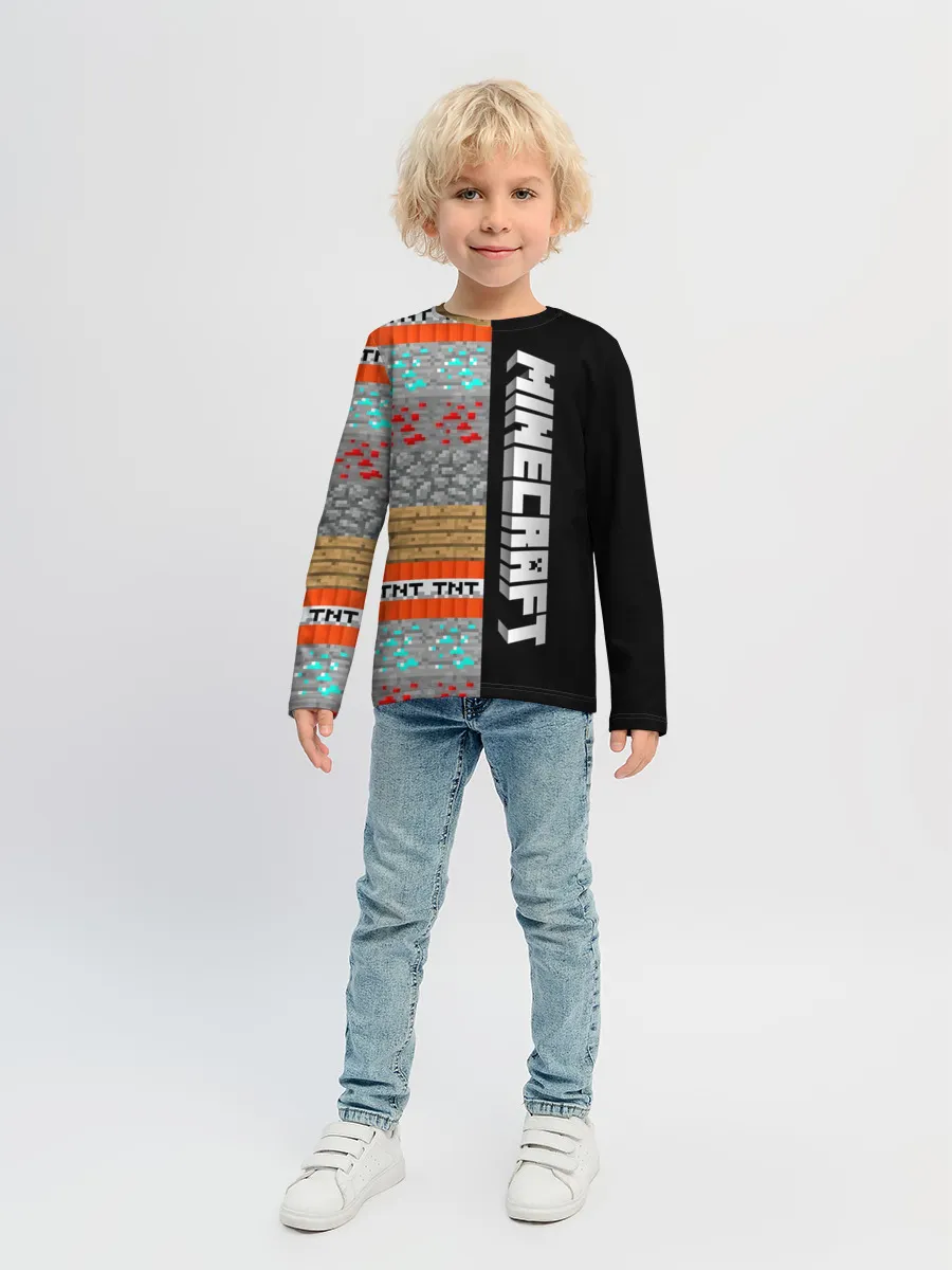 Детский лонгслив / Minecraft