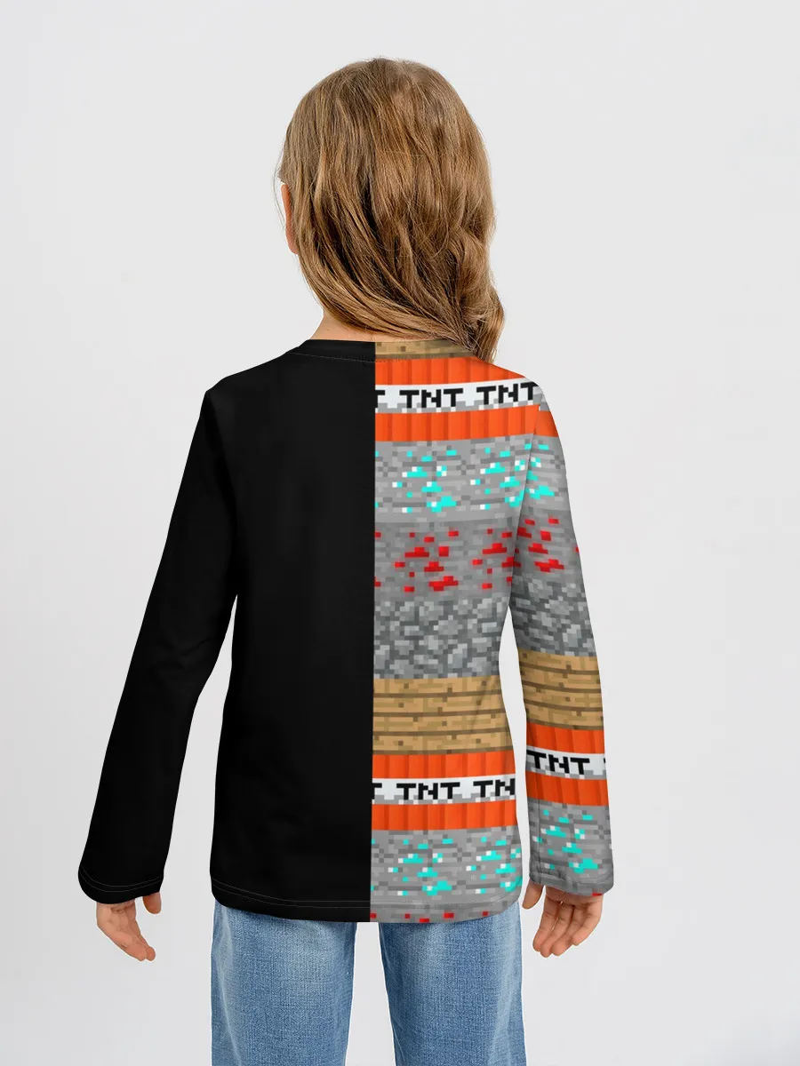 Детский лонгслив / Minecraft