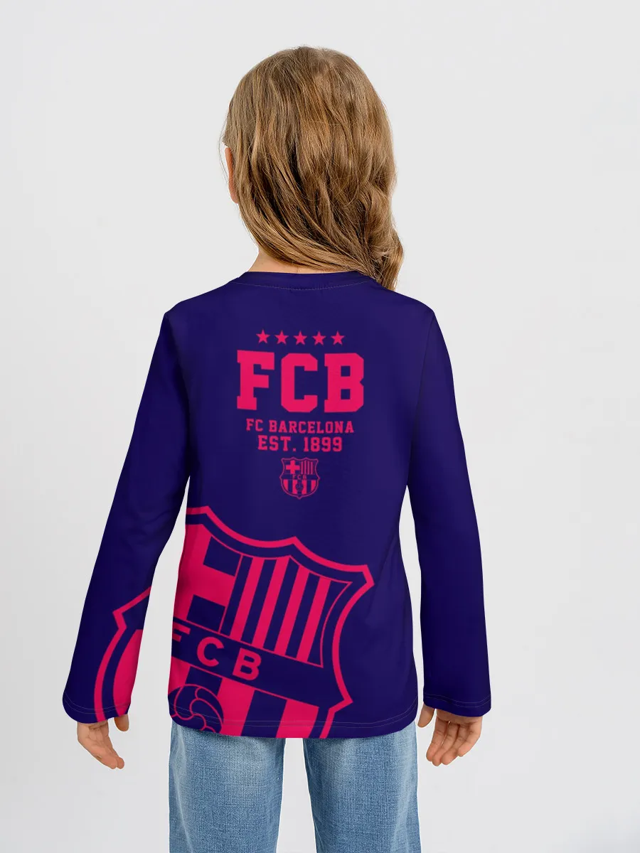 Детский лонгслив / Барселона