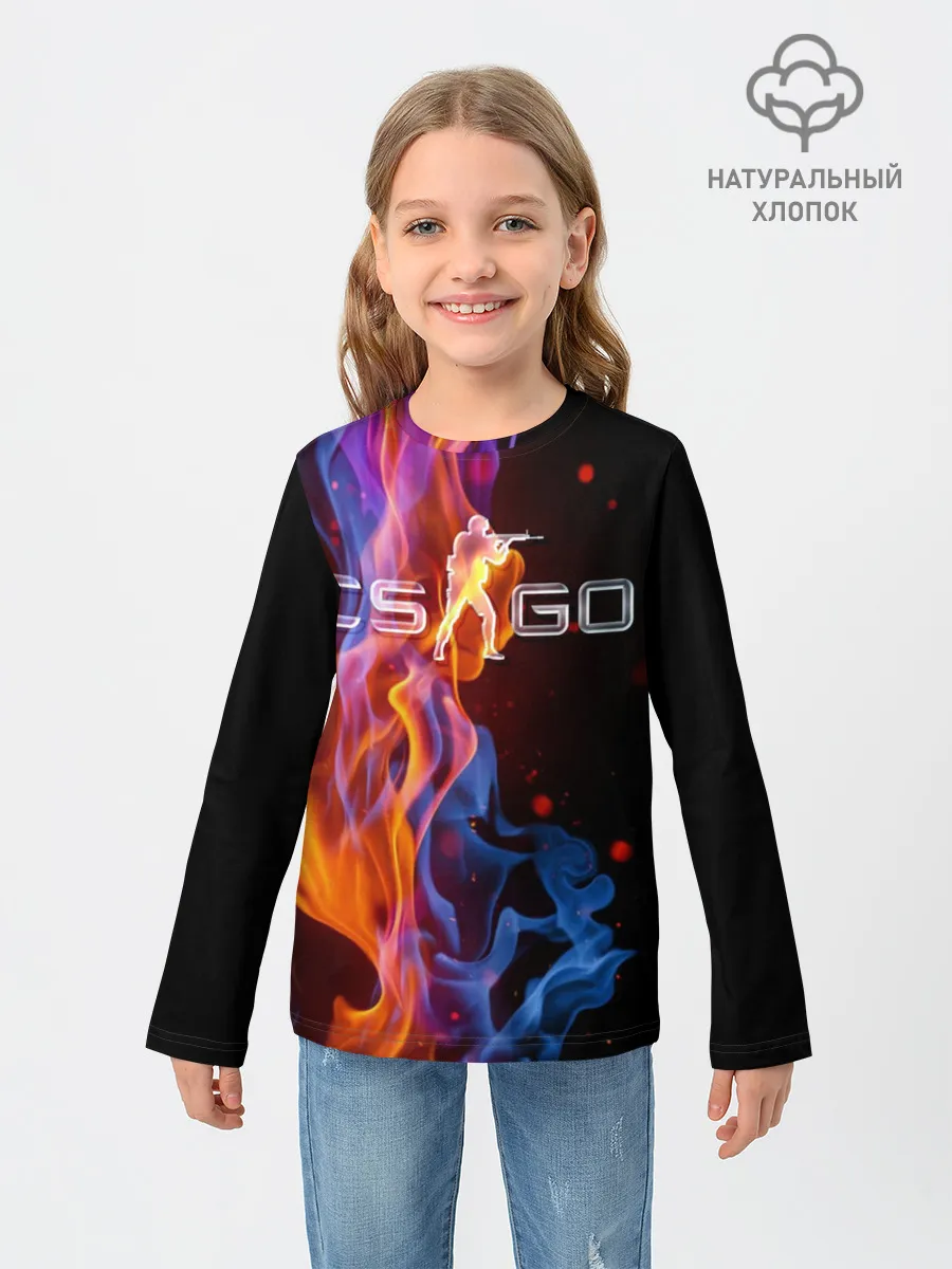 Детский лонгслив / Counter Strike