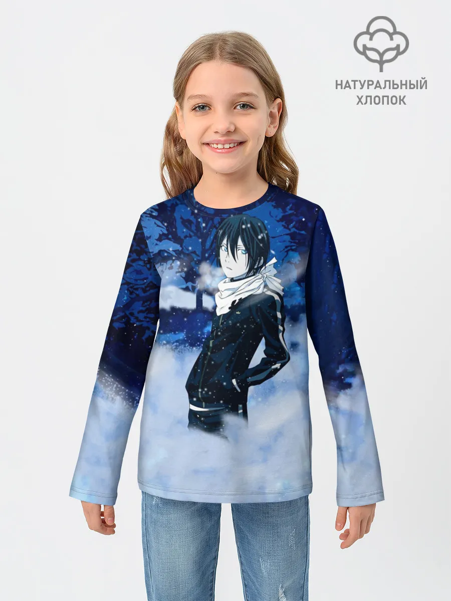 Детский лонгслив / Снежный Ято. БЕЗДОМНЫЙ БОГ