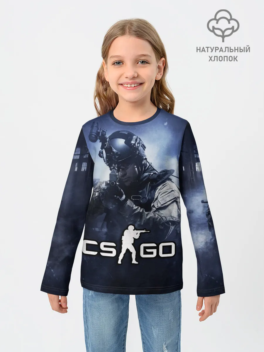 Детский лонгслив / Counter Strike