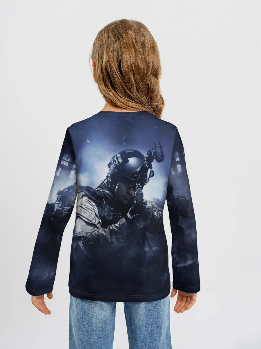 Детский лонгслив / Counter Strike