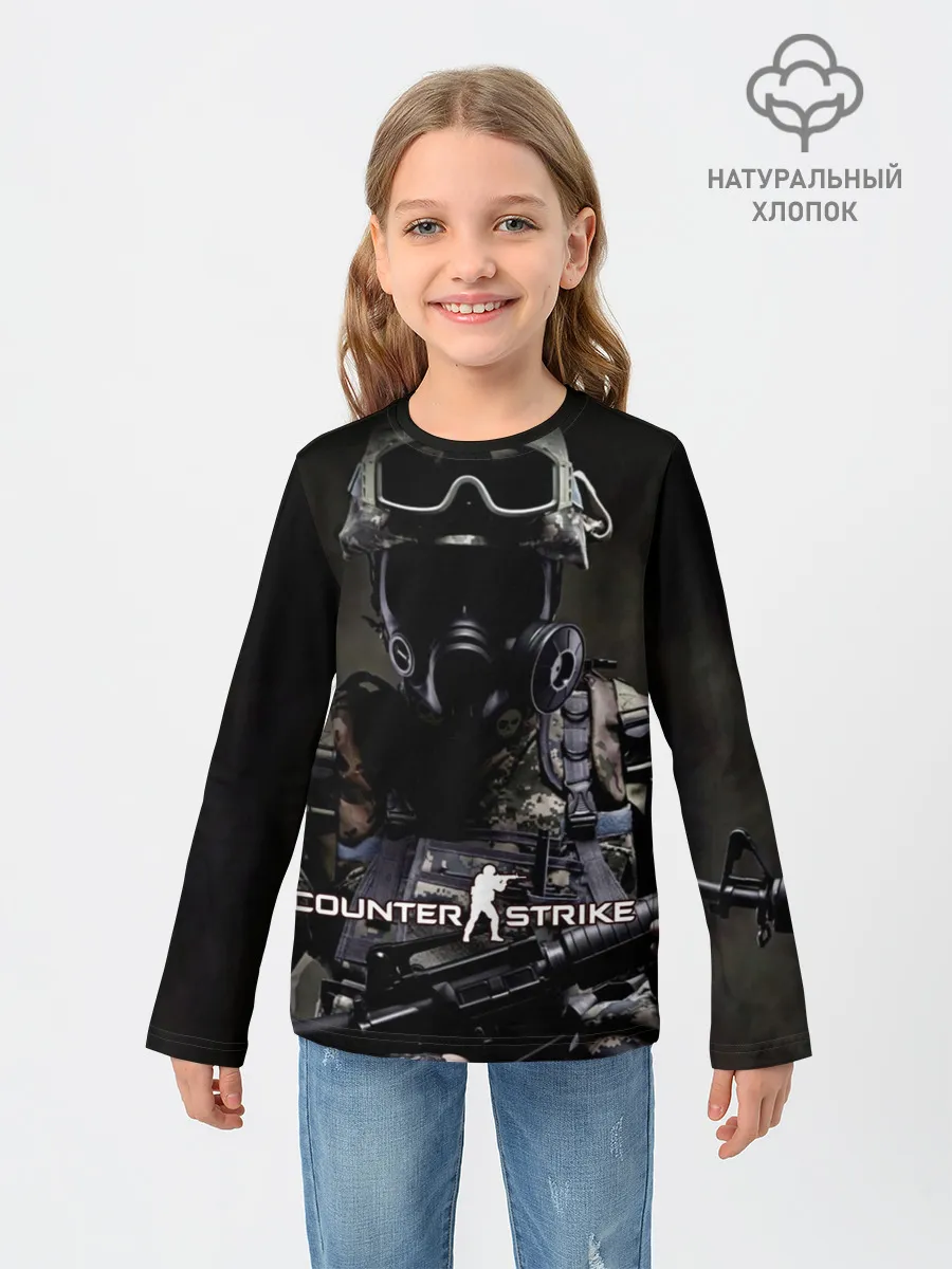 Детский лонгслив / Counter Strike