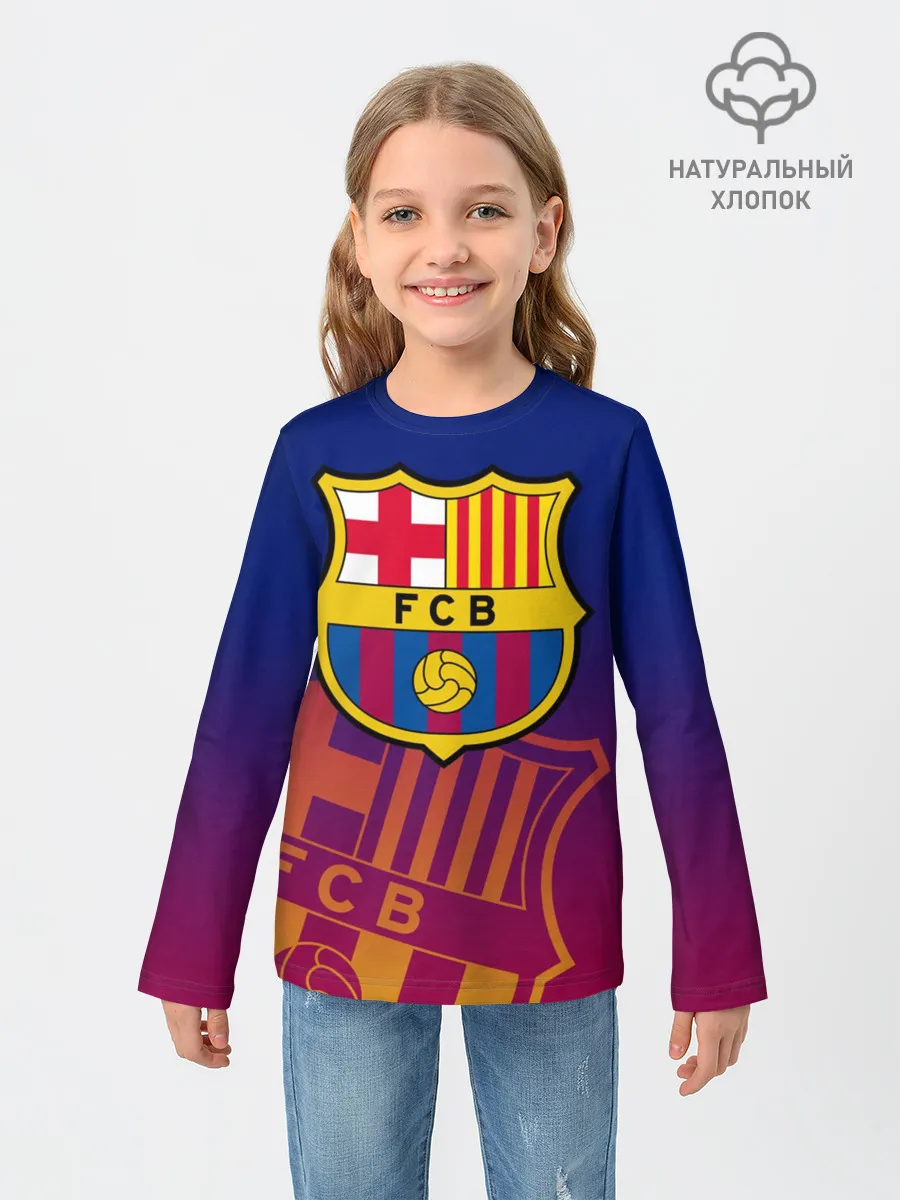 Детский лонгслив / Барселона