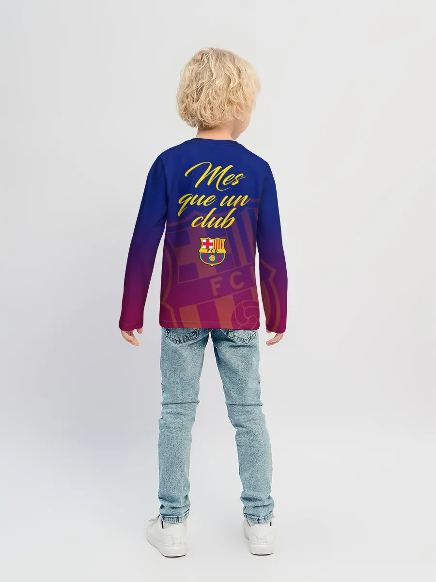 Детский лонгслив / Барселона