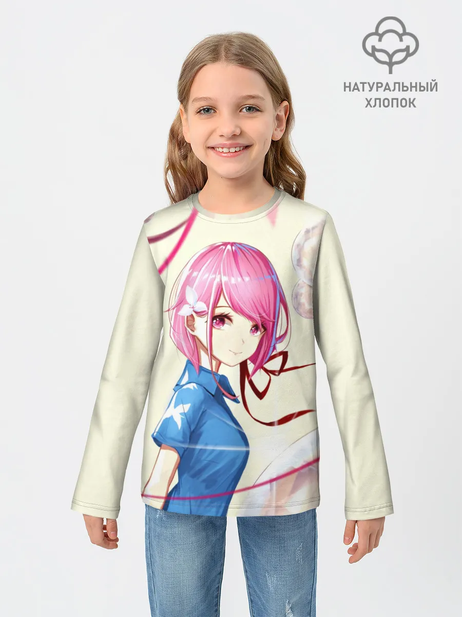 Детский лонгслив / Girl Anime