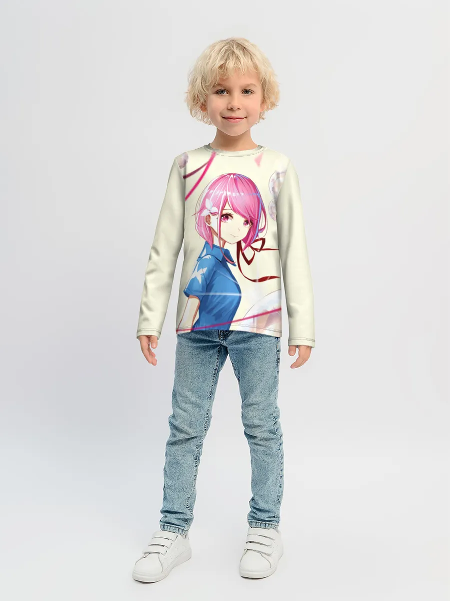 Детский лонгслив / Girl Anime