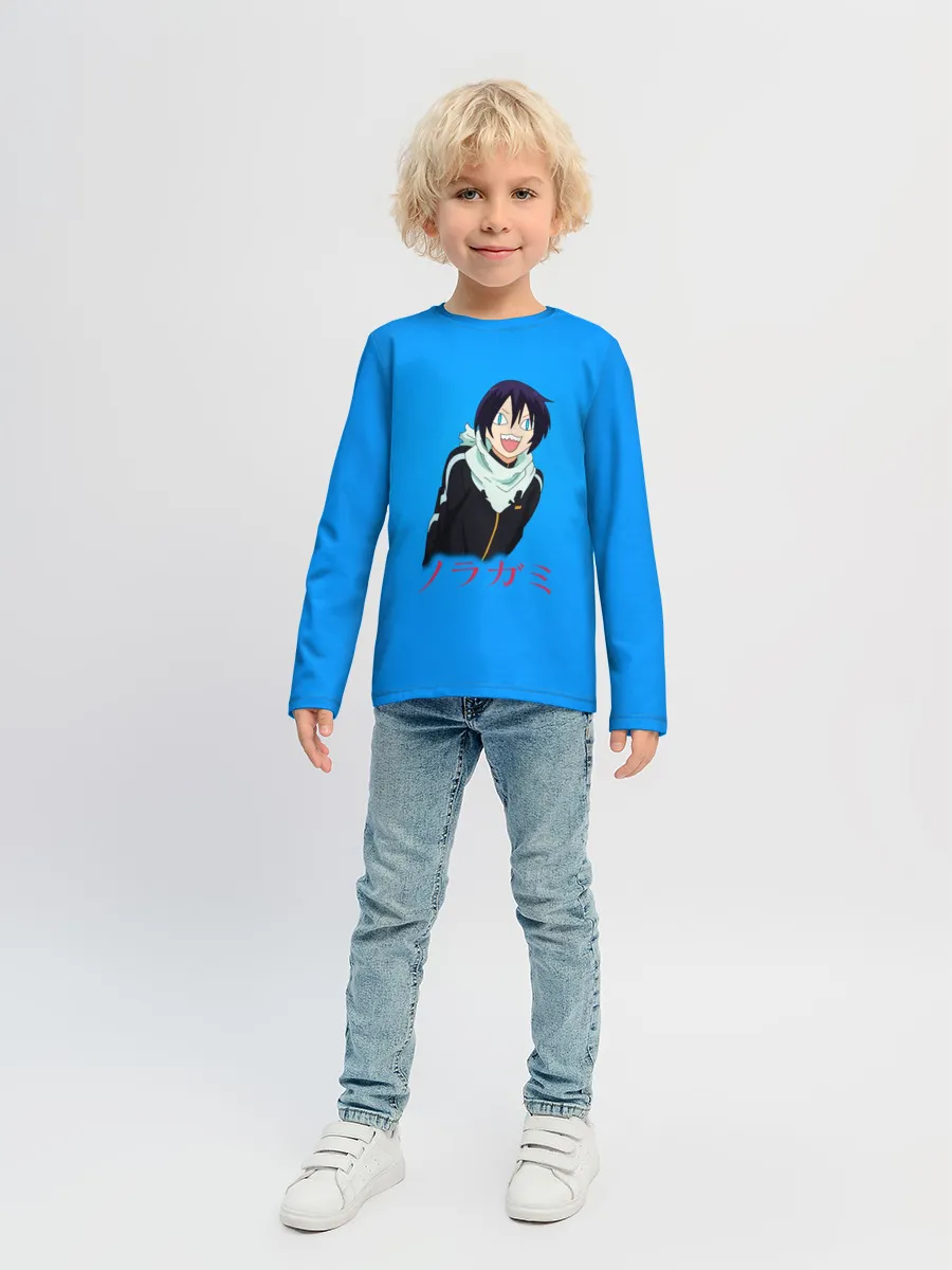 Детский лонгслив / Веселый Ябоку. БЕЗДОМНЫЙ БОГ