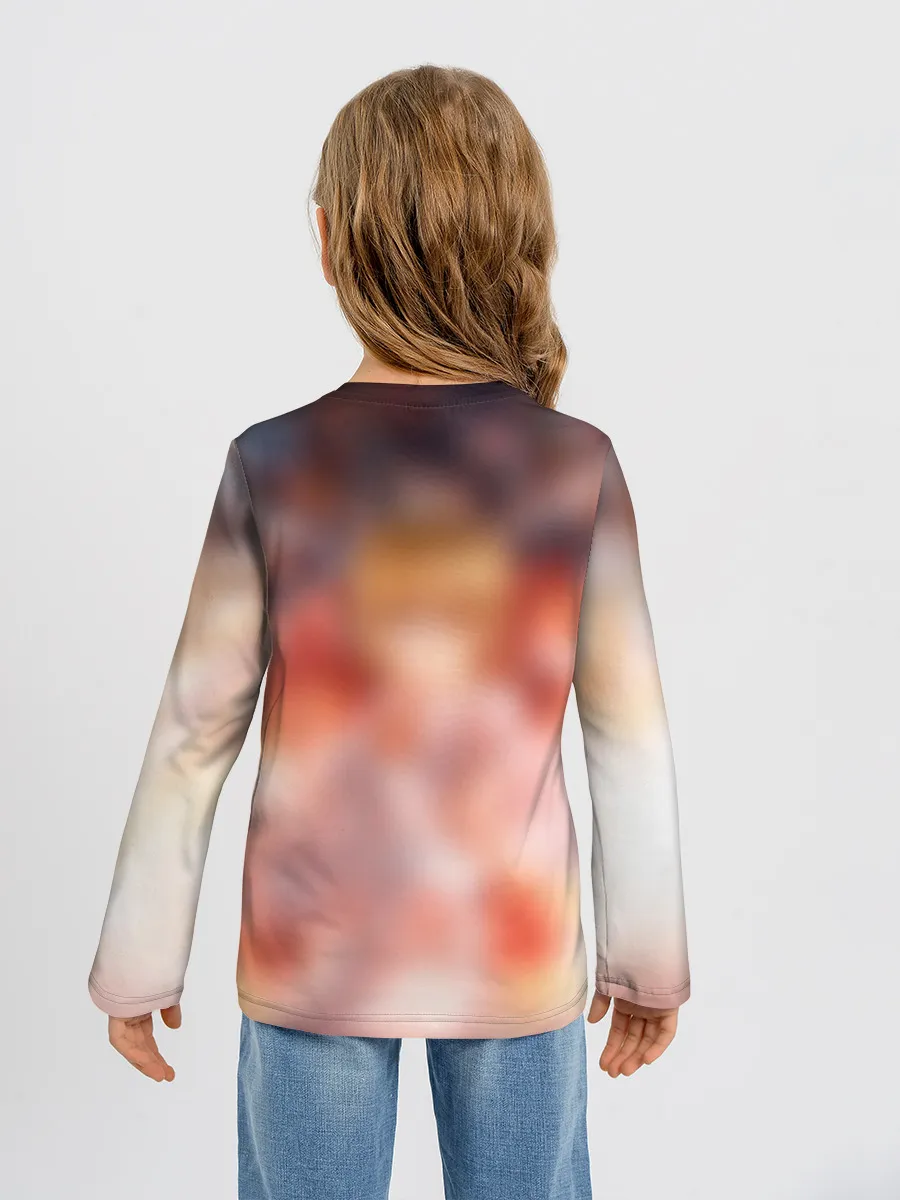 Детский лонгслив / БЕЗДОМНЫЙ БОГ. Юкинэ в цветах