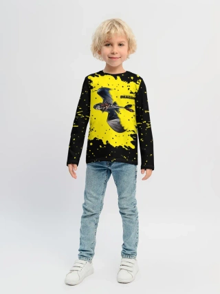 Детский лонгслив / Как приручить дракона