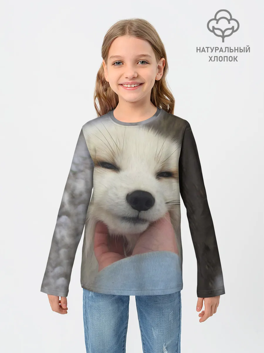 Детский лонгслив / Лисенок