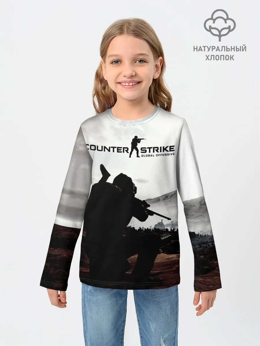 Детский лонгслив / CS:GO