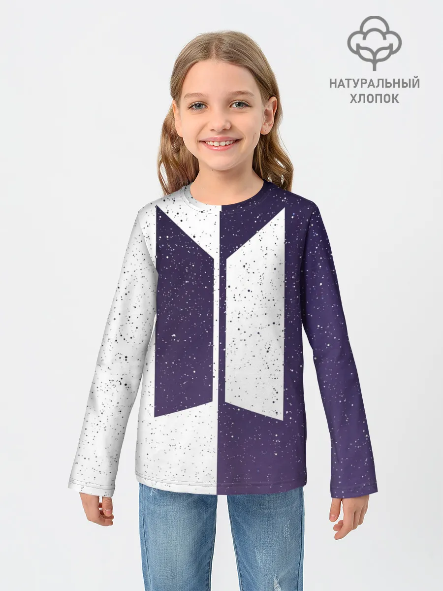 Детский лонгслив / BTS STARS