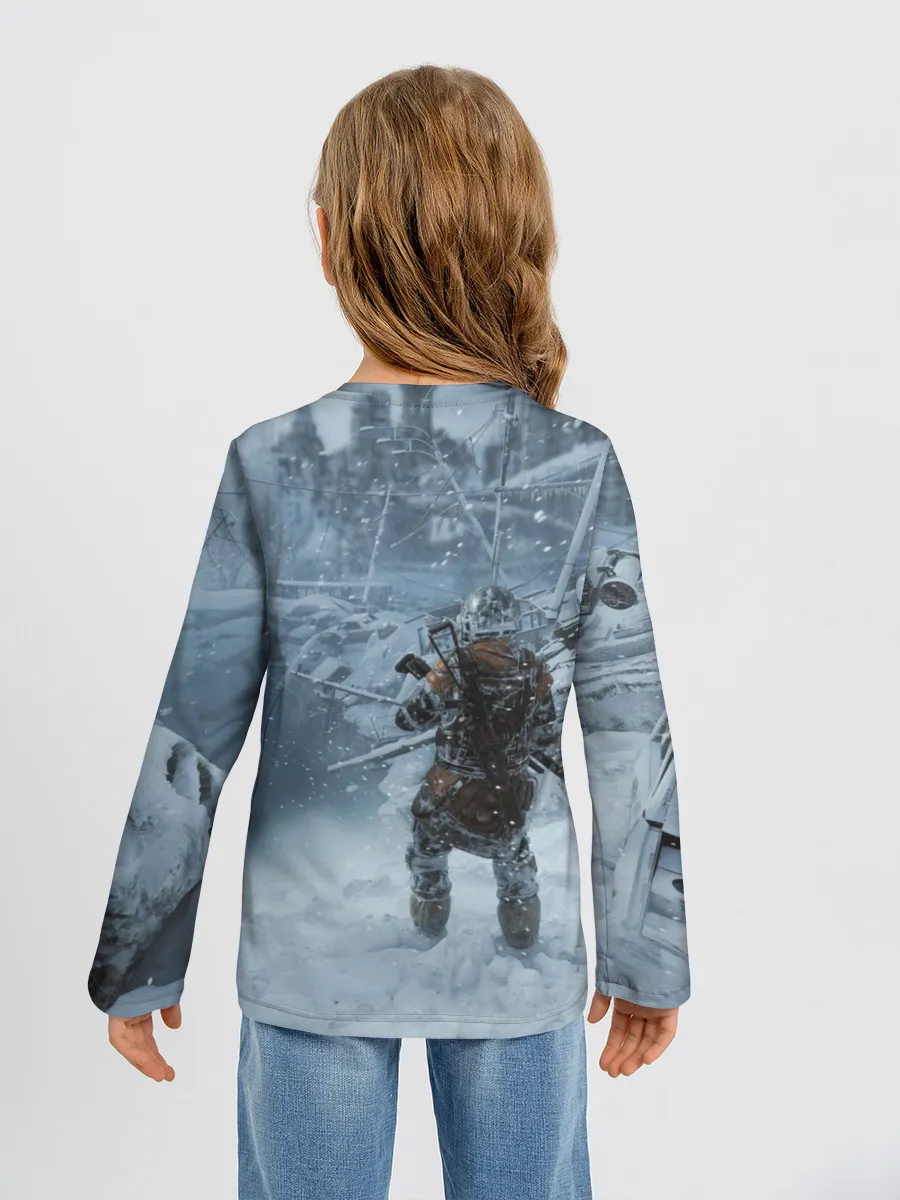 Детский лонгслив / Метро Исход