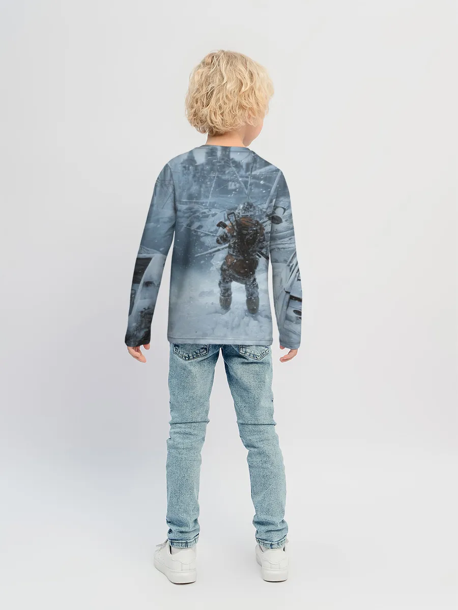 Детский лонгслив / Метро Исход