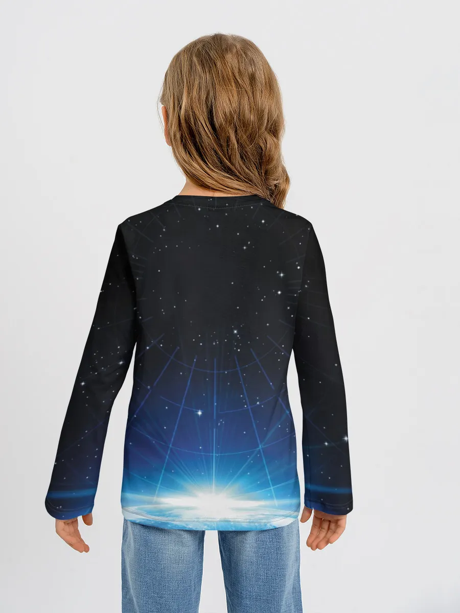 Детский лонгслив / Metro