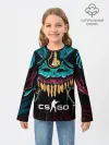 Детский лонгслив / CS GO hyper beast skin