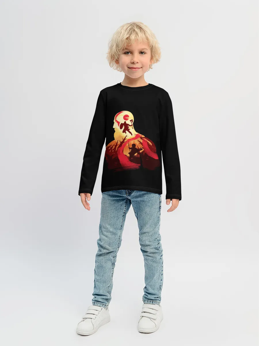 Детский лонгслив / God of War