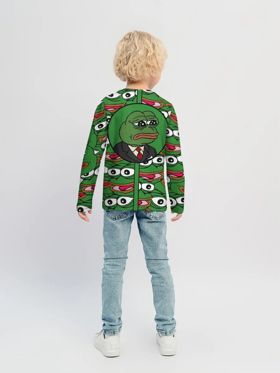 Детский лонгслив / Good / Sad frog