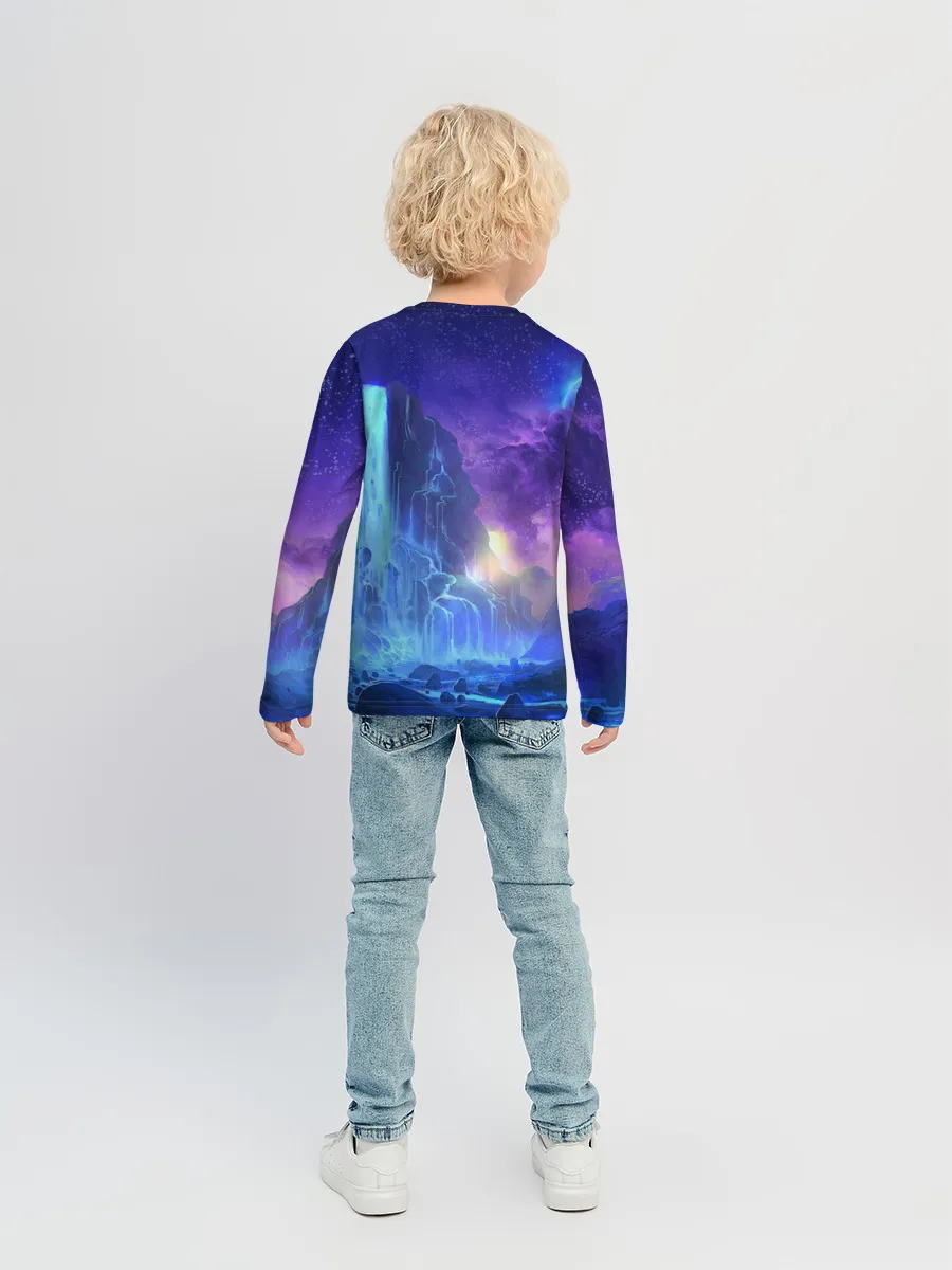 Детский лонгслив / Водопад Фейри Тейл