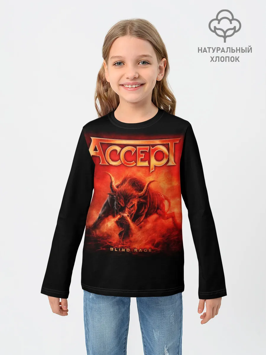 Детский лонгслив / Accept