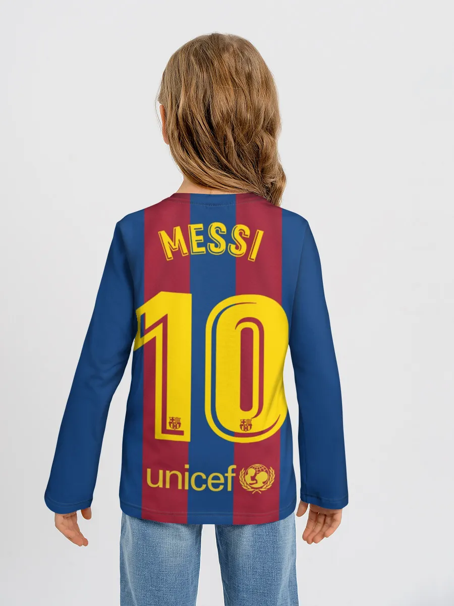 Детский лонгслив / Месси Бог