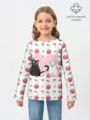 Детский лонгслив / Милые котики