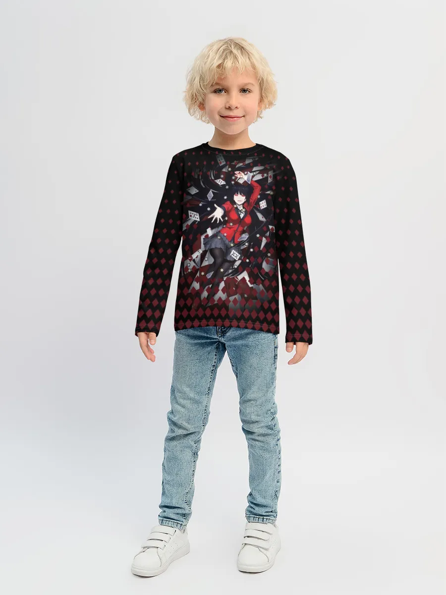 Детский лонгслив / Юмэко Джабами с картами