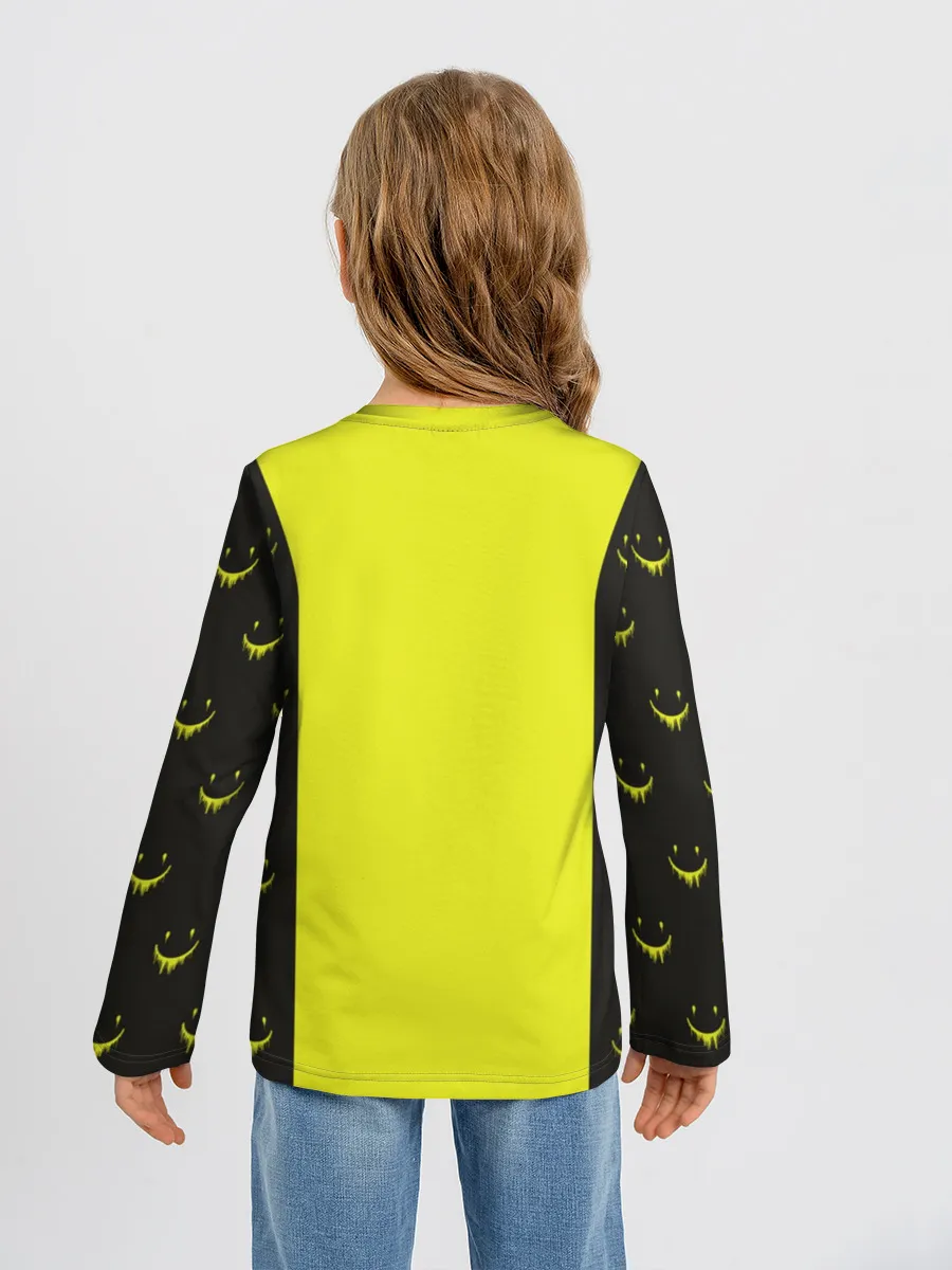 Детский лонгслив / Смайлик