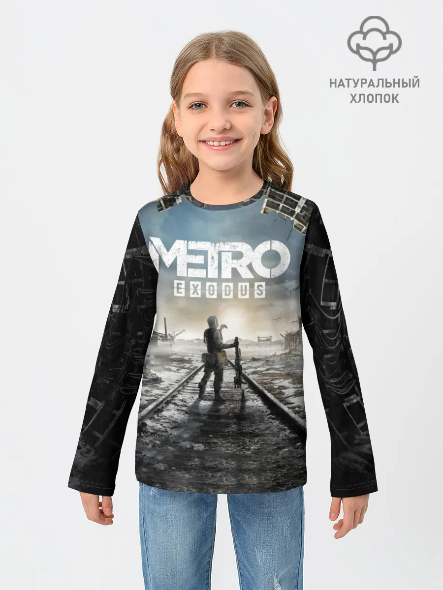 Детский лонгслив / Metro