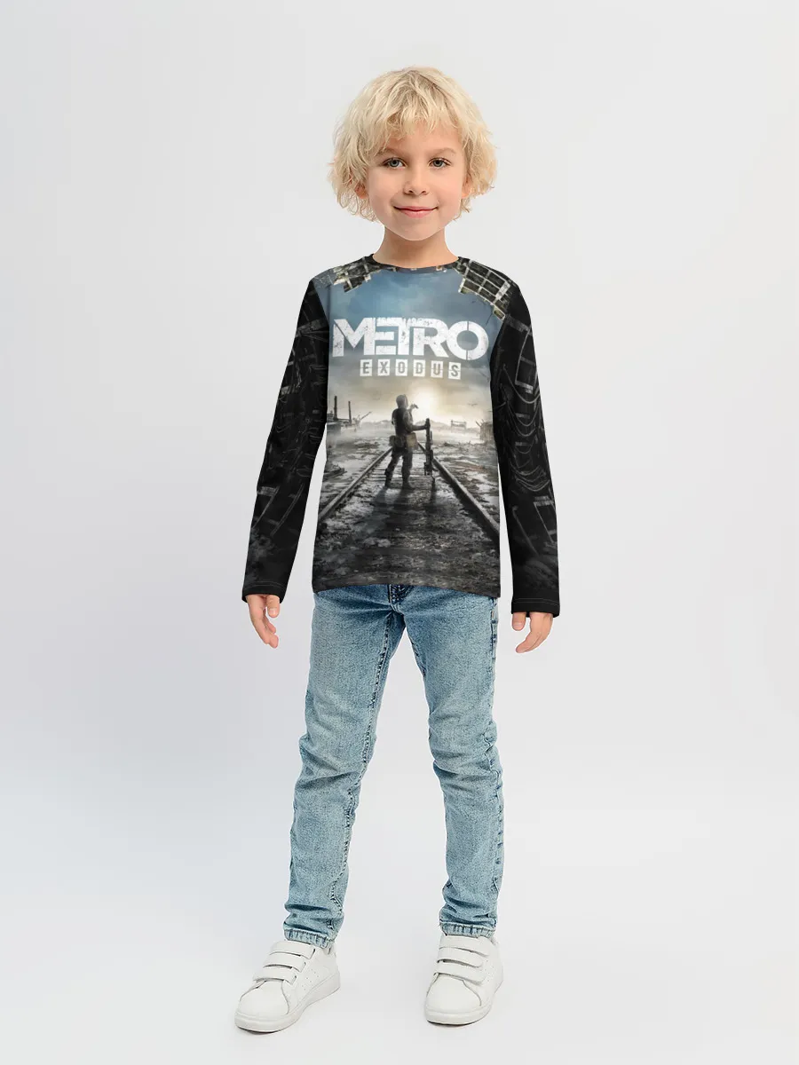 Детский лонгслив / Metro