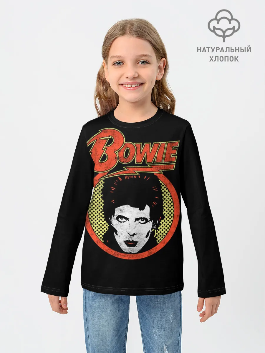 Детский лонгслив / Дэвид Боуи